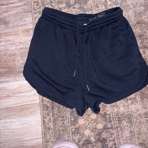 Navy H&M drawstring shorts